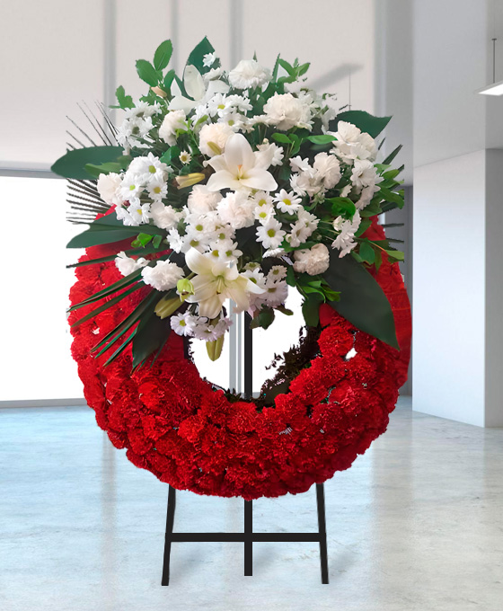 Corona Sencilla Aro Rojo