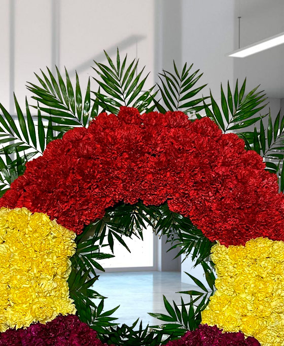 Corona Funeraria España republicana